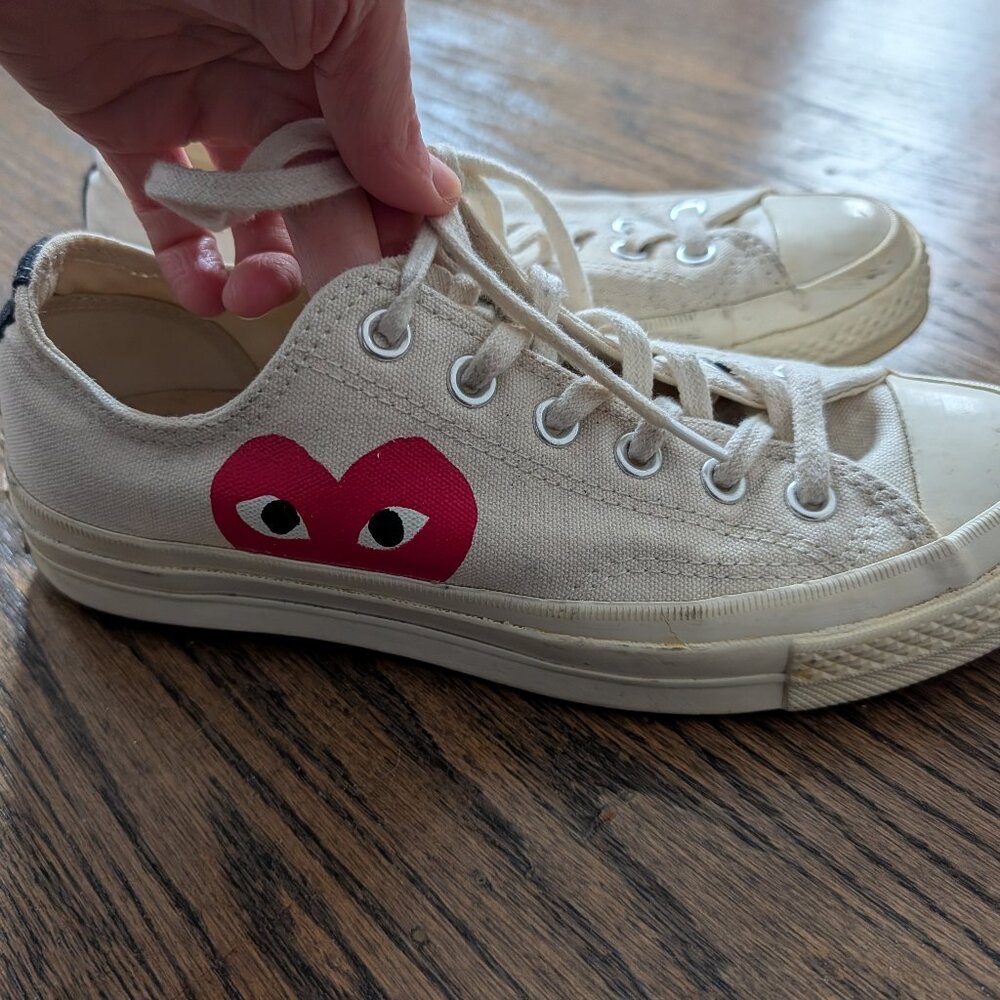 Comme des Garçons PLAY x Converse Chuck Taylor All Star Heart Low-Top Sneakers
